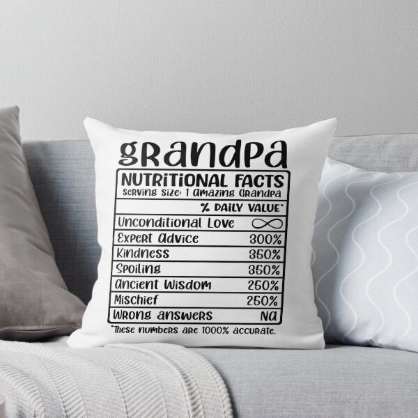 Artikelvorschau, Opa, Nährwertangaben, lustiges Opa-Geschenk entworfen und verkauft von FuntasticDez.