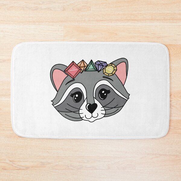 Item preview, Racoon with Gems designed and sold by MammaPanda.
