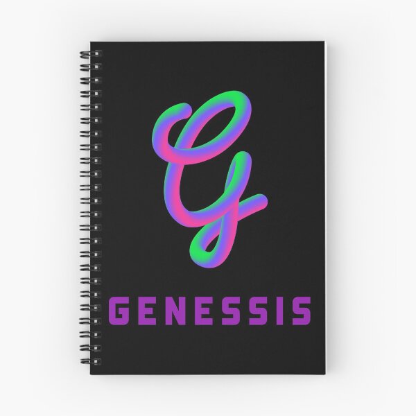 Item preview, Genessis 3D Neon Monogram Name Art designed and sold by HaveYouHeard.