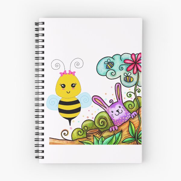 Item preview, CUTE BEE | FUNNY BEE | BEE AND FLOWERS | KAWAII BEE designed and sold by NATUREZONE.
