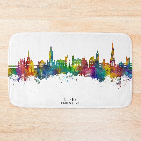 Item preview, Derry Northern Ireland Skyline designed and sold by ArtPrints.