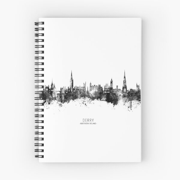 Aperçu de l'œuvre Derry Northern Ireland Skyline créée et vendue par ArtPrints.