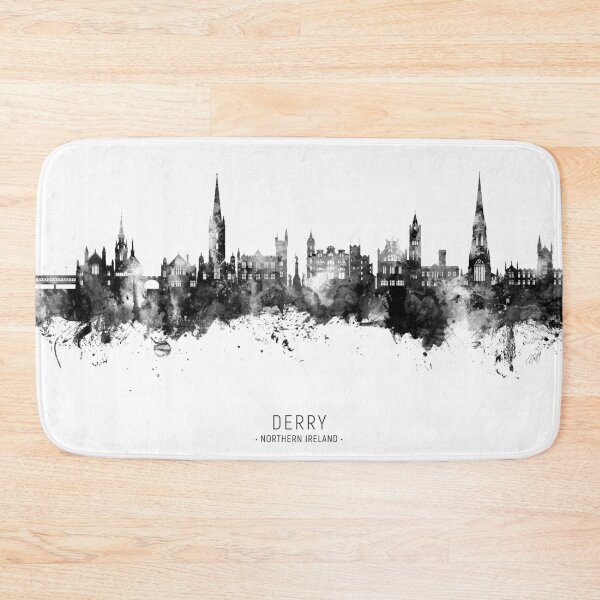 Item preview, Derry Northern Ireland Skyline designed and sold by ArtPrints.