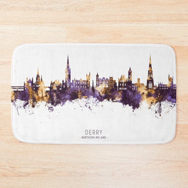 Item preview, Derry Northern Ireland Skyline designed and sold by ArtPrints.
