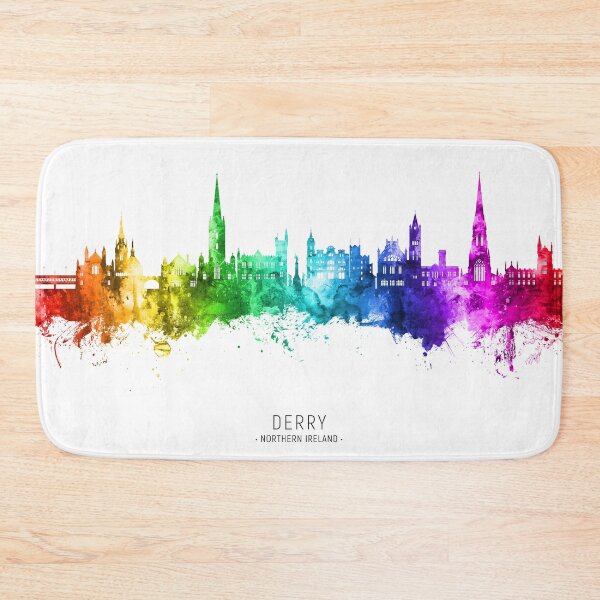 Item preview, Derry Northern Ireland Skyline designed and sold by ArtPrints.