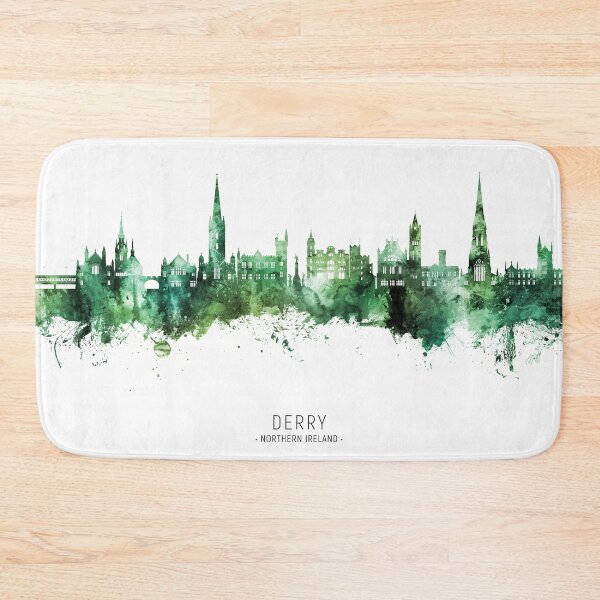 Item preview, Derry Northern Ireland Skyline designed and sold by ArtPrints.