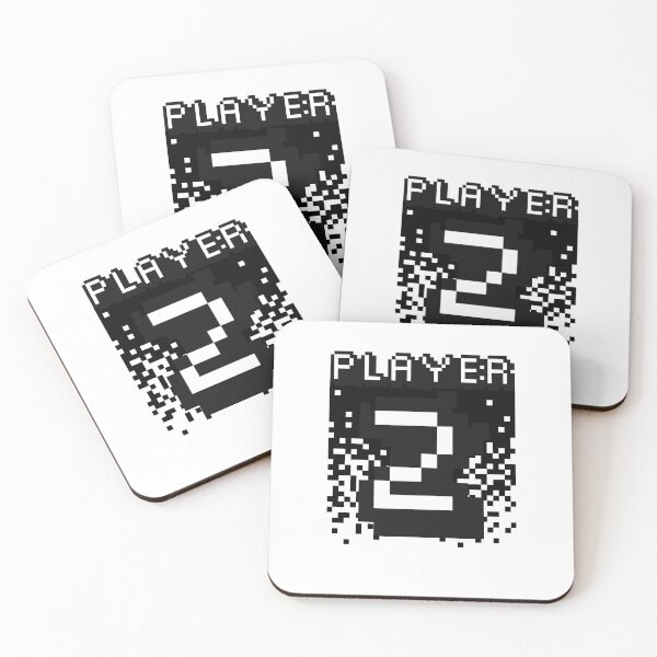 Item preview, Player 2 Gamers Pixel - Black text font typography designed and sold by AMGraphicStudio.