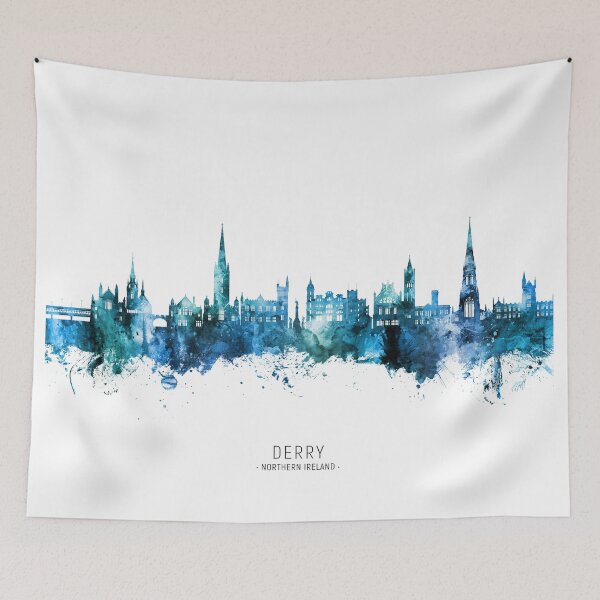 Item preview, Derry Northern Ireland Skyline designed and sold by ArtPrints.