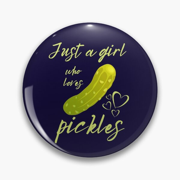 Item preview, Just a girl who loves pickles  designed and sold by DesignsofNote.