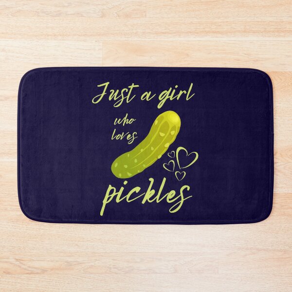Item preview, Just a girl who loves pickles  designed and sold by DesignsofNote.