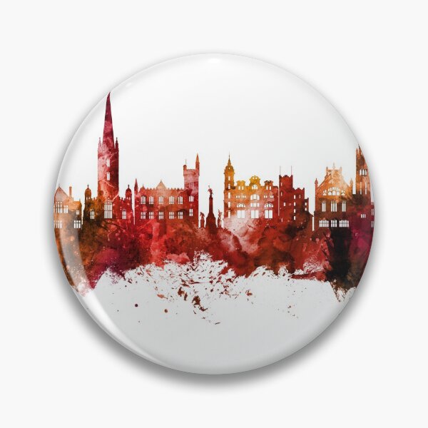 Artikelvorschau, Derry Northern Ireland Skyline entworfen und verkauft von ArtPrints.