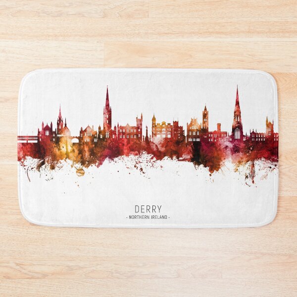 Item preview, Derry Northern Ireland Skyline designed and sold by ArtPrints.