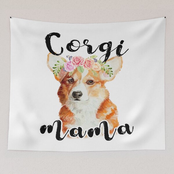 Item preview, Corgi Mama Funny Dog Mom Watercolor designed and sold by vasiliyfml.