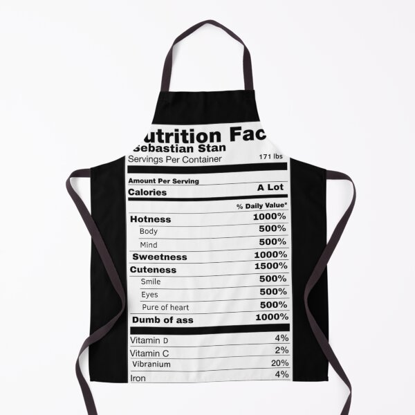 Item preview, Sebastian Stan Nutrition Facts designed and sold by L1 Creations.