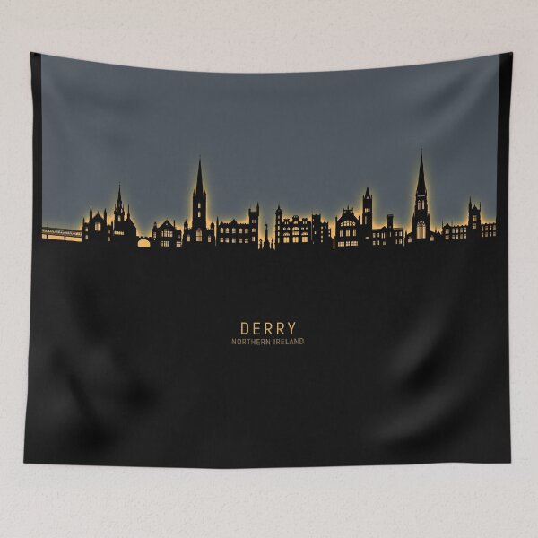 Item preview, Derry Northern Ireland Skyline designed and sold by ArtPrints.