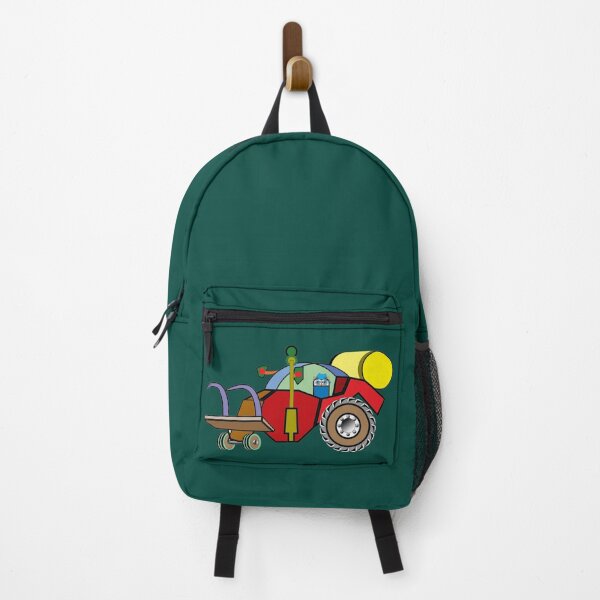Item preview, Owl as a farmer. (15.2. Tractor with fork, fertilizer, combine,) Kind of child, decorative, digital, colorful, designed and sold by Paszkan.