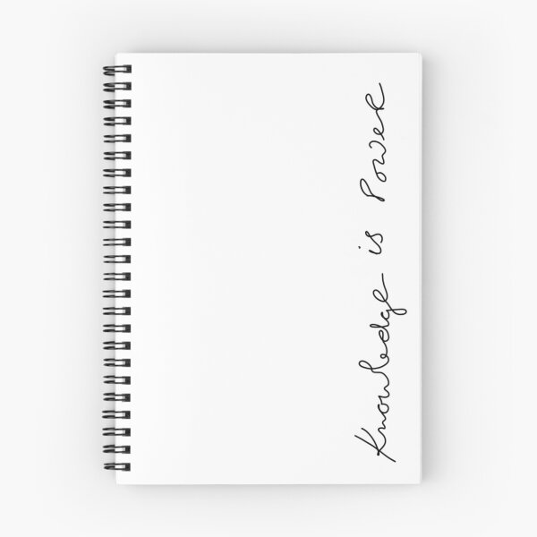 Item preview, Knowledge Is Power Handwritten Design designed and sold by LockedInJoy.