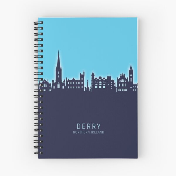 Aperçu de l'œuvre Derry Northern Ireland Skyline créée et vendue par ArtPrints.