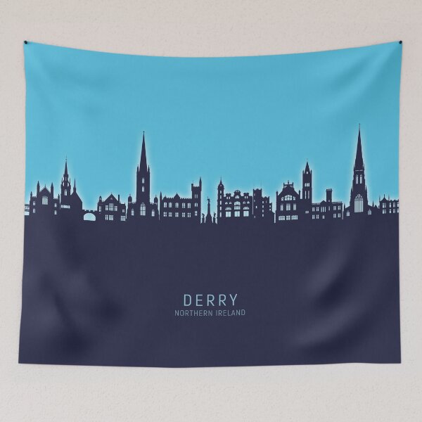 Item preview, Derry Northern Ireland Skyline designed and sold by ArtPrints.
