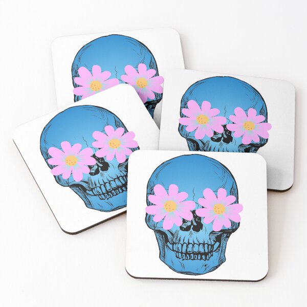 Item preview, Blue skull designed and sold by Beeroclock.