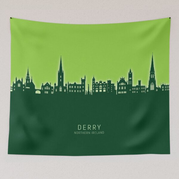 Item preview, Derry Northern Ireland Skyline designed and sold by ArtPrints.
