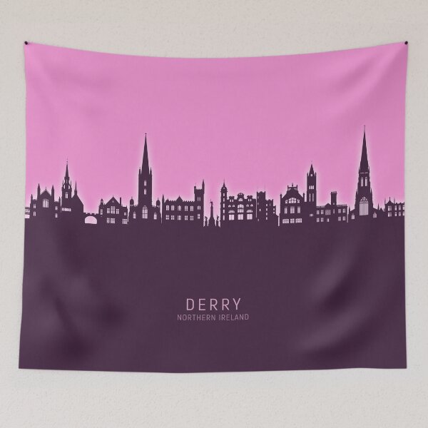 Item preview, Derry Northern Ireland Skyline designed and sold by ArtPrints.