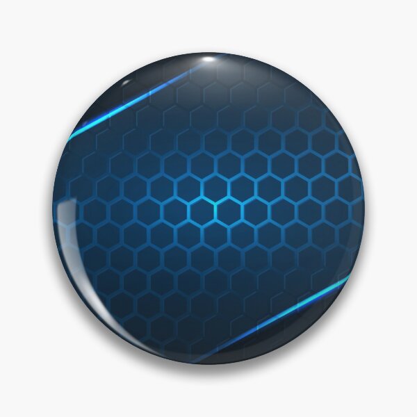 Item preview, Abstract Glowing Blue Hexagonal Design designed and sold by Peekonet.