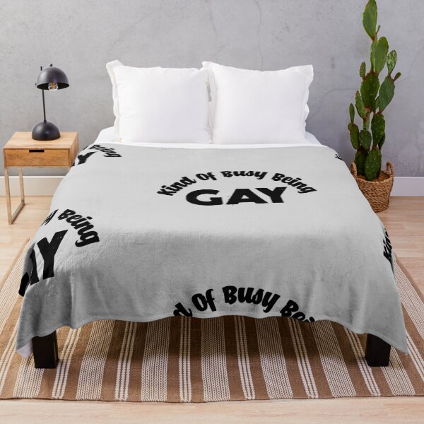 Item preview, Kind Of Busy Being Gay - Black Text designed and sold by Chubuter.