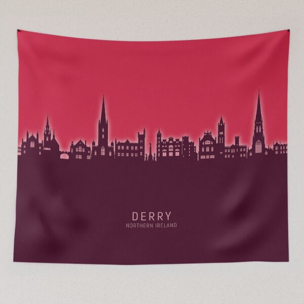 Item preview, Derry Northern Ireland Skyline designed and sold by ArtPrints.