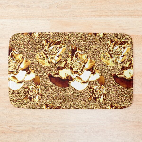 Item preview, gold water lilies designed and sold by Maria Mihailova.