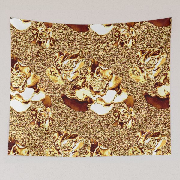 Item preview, gold water lilies designed and sold by Maria Mihailova.