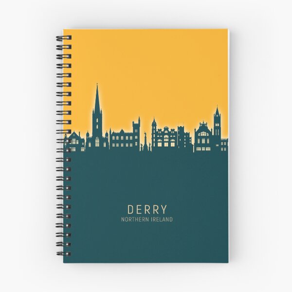 Aperçu de l'œuvre Derry Northern Ireland Skyline créée et vendue par ArtPrints.