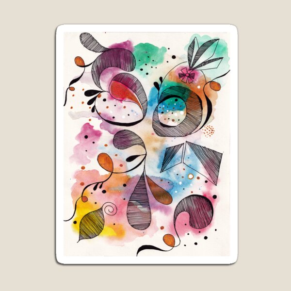 Item preview, Patrón de color de agua abstracto de diseños designed and sold by sushMitaM.