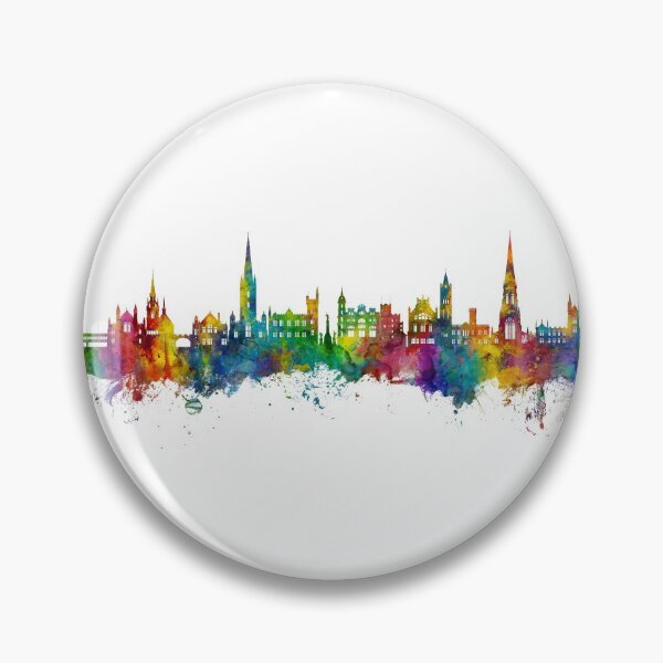 Artikelvorschau, Derry Northern Ireland Skyline entworfen und verkauft von ArtPrints.