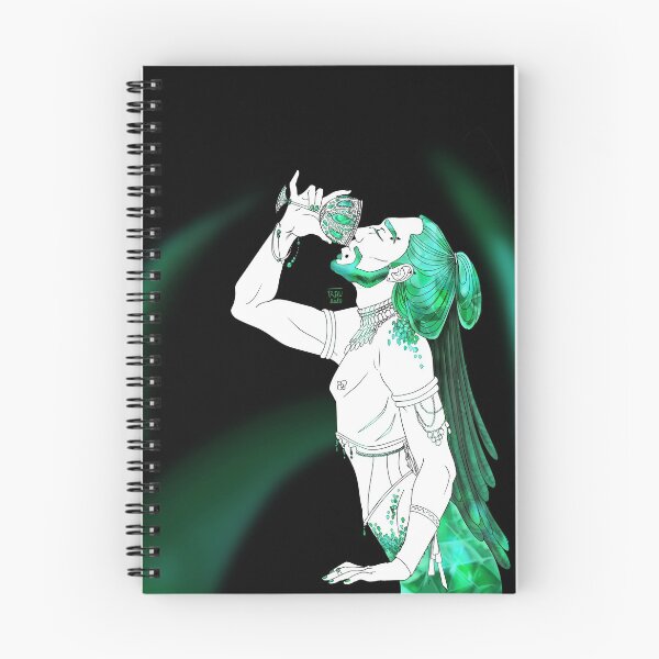 Item preview, Emerald mermaid drinking from a cup designed and sold by LeBakarau.