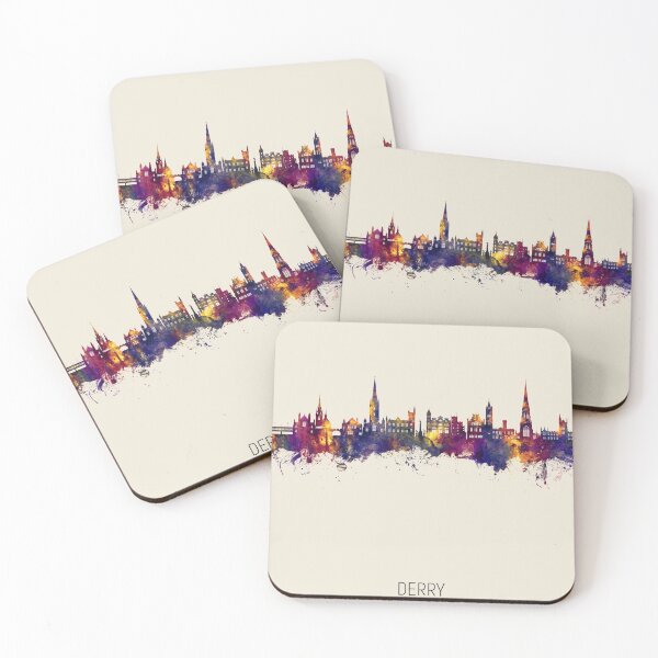 Item preview, Derry Northern Ireland Skyline designed and sold by ArtPrints.