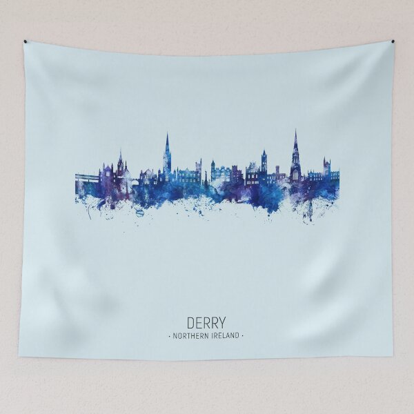 Item preview, Derry Northern Ireland Skyline designed and sold by ArtPrints.