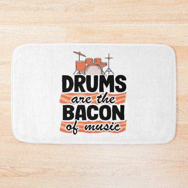 Item preview, Drums Are The Bacon Of Music Funny Drummer Gift Bacon designed and sold by Stronzi.
