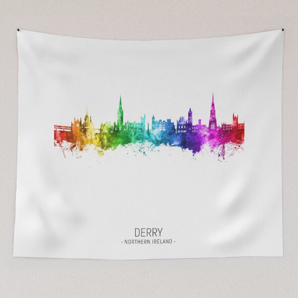 Item preview, Derry Northern Ireland Skyline designed and sold by ArtPrints.