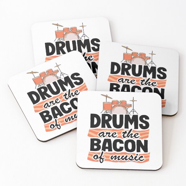 Item preview, Drums Are The Bacon Of Music Funny Drummer Gift Bacon designed and sold by Stronzi.