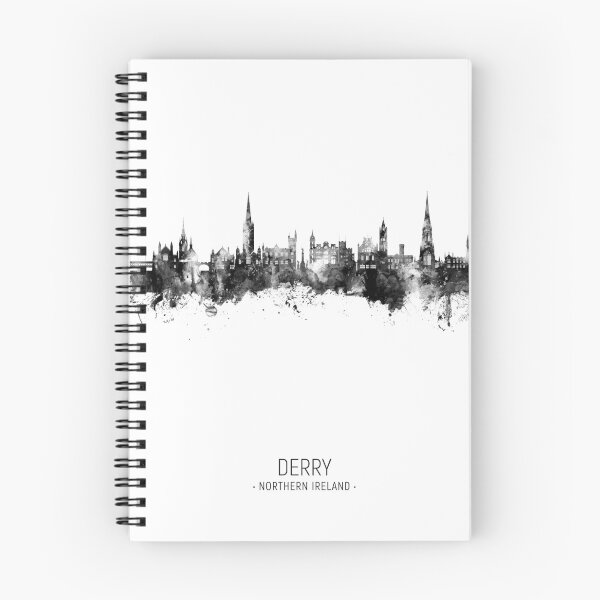 Aperçu de l'œuvre Derry Northern Ireland Skyline créée et vendue par ArtPrints.