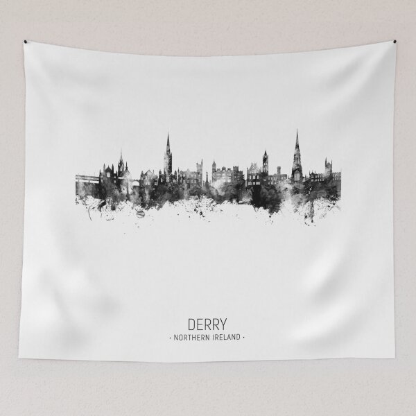 Item preview, Derry Northern Ireland Skyline designed and sold by ArtPrints.