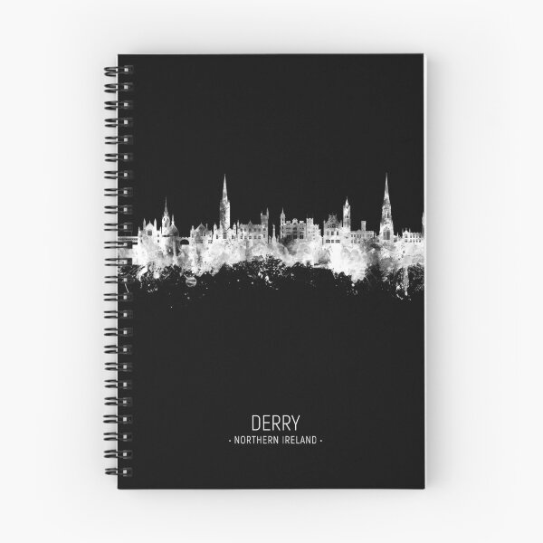 Aperçu de l'œuvre Derry Northern Ireland Skyline créée et vendue par ArtPrints.