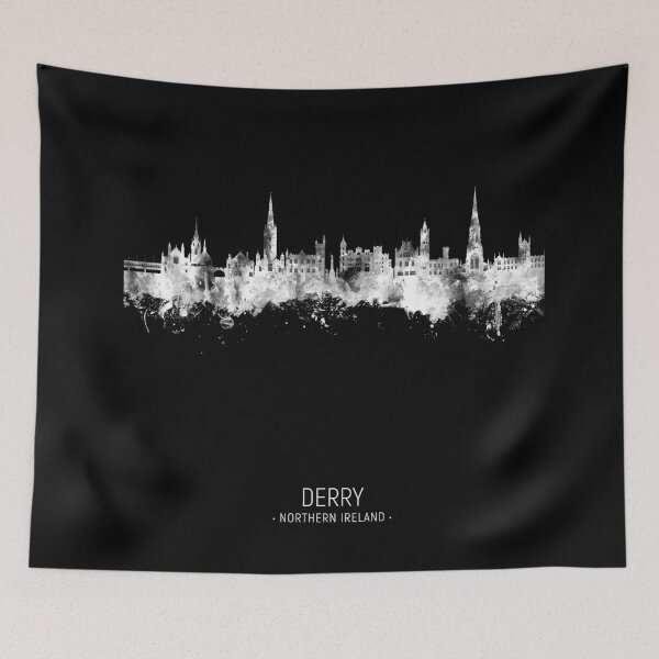 Item preview, Derry Northern Ireland Skyline designed and sold by ArtPrints.