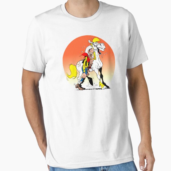 Vista previa del artículo con la obra «Vaquero feliz y afortunado», diseñado y vendido por janineworkz.