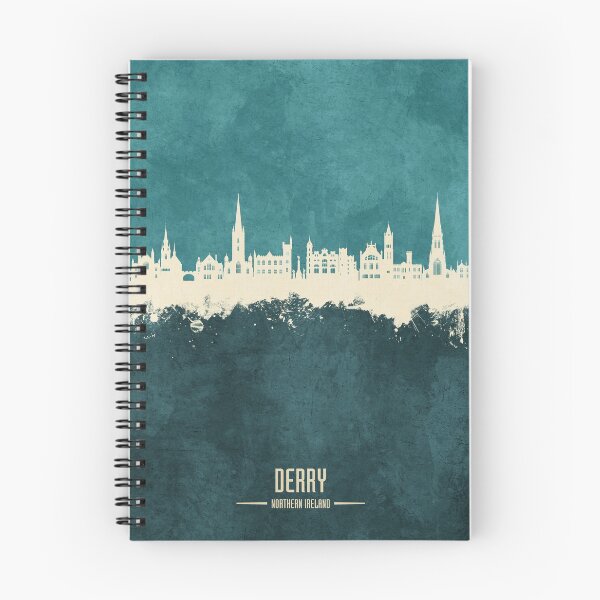 Aperçu de l'œuvre Derry Northern Ireland Skyline créée et vendue par ArtPrints.