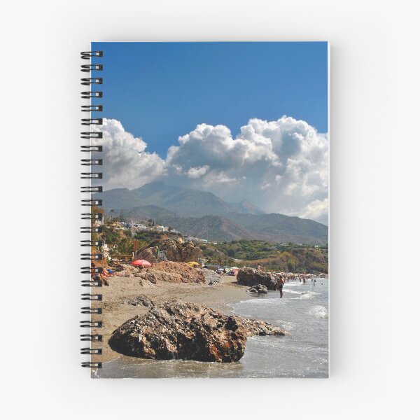 Item preview, Burriana Beach Nerja Spain designed and sold by AndyEvansPhotos.