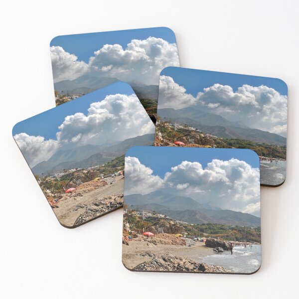 Item preview, Burriana Beach Nerja Spain designed and sold by AndyEvansPhotos.