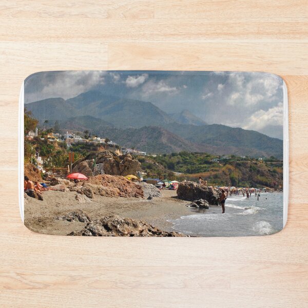 Item preview, Burriana Beach Nerja Spain designed and sold by AndyEvansPhotos.