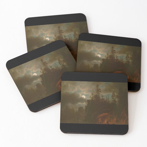 Item preview, The trappers camp - Albert Bierstadt designed and sold by 2Girls1Shirt.